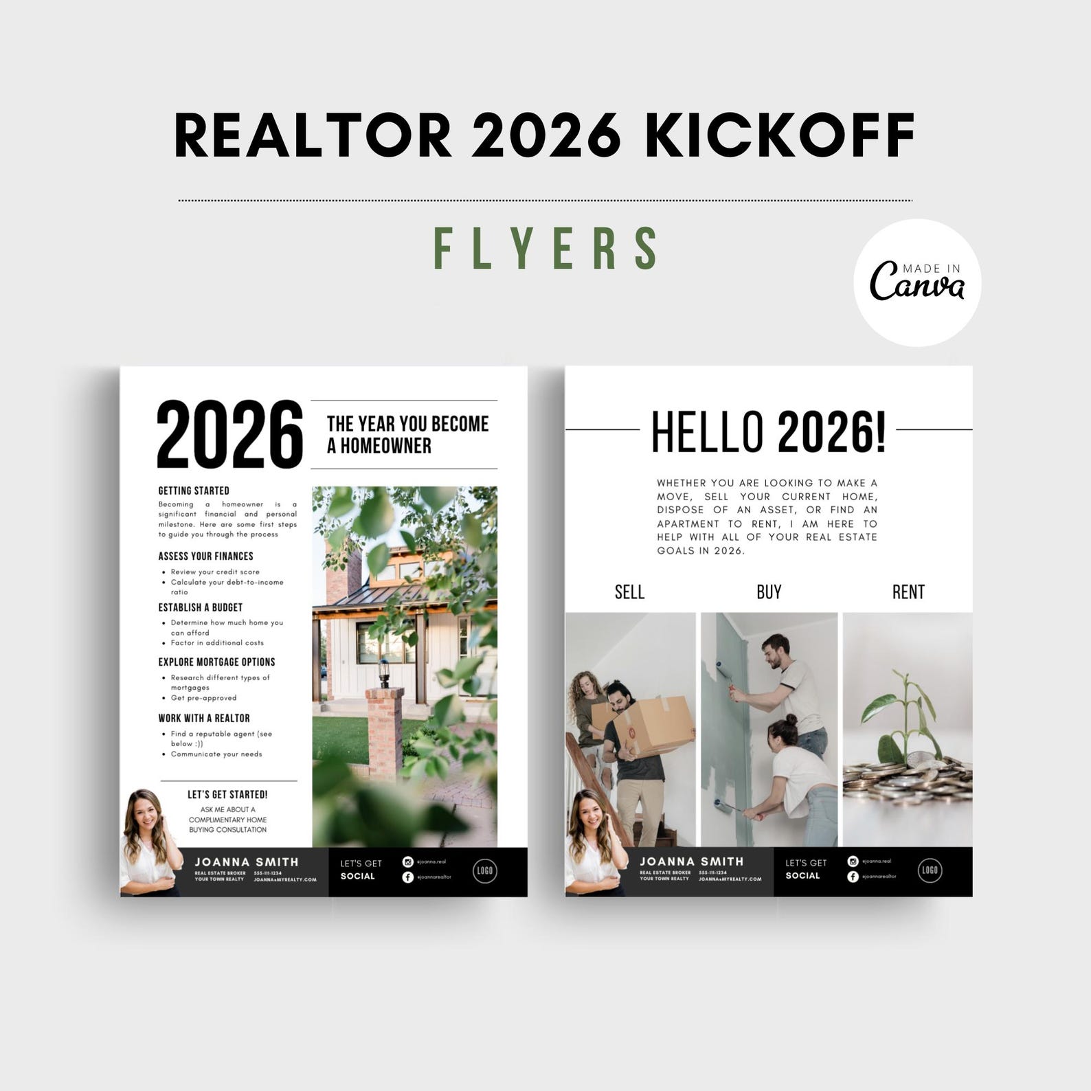 Realtor 2026 Kickoff Flyer Letter | Kick off 2026 for Real Estate ...