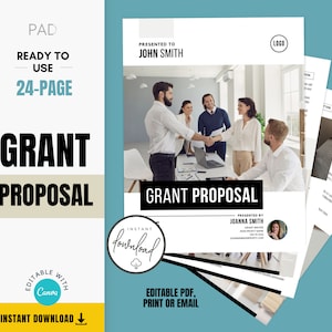 Grant Proposal Template for Nonprofits Grant Writing - Etsy