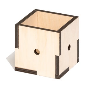 Scatola portaoggetti in legno organizzatore per cassetti scrivania in legno  da tavolo casse cassetti scatole da tavolo armadio comò cubo Mini  cancelleria per esterni