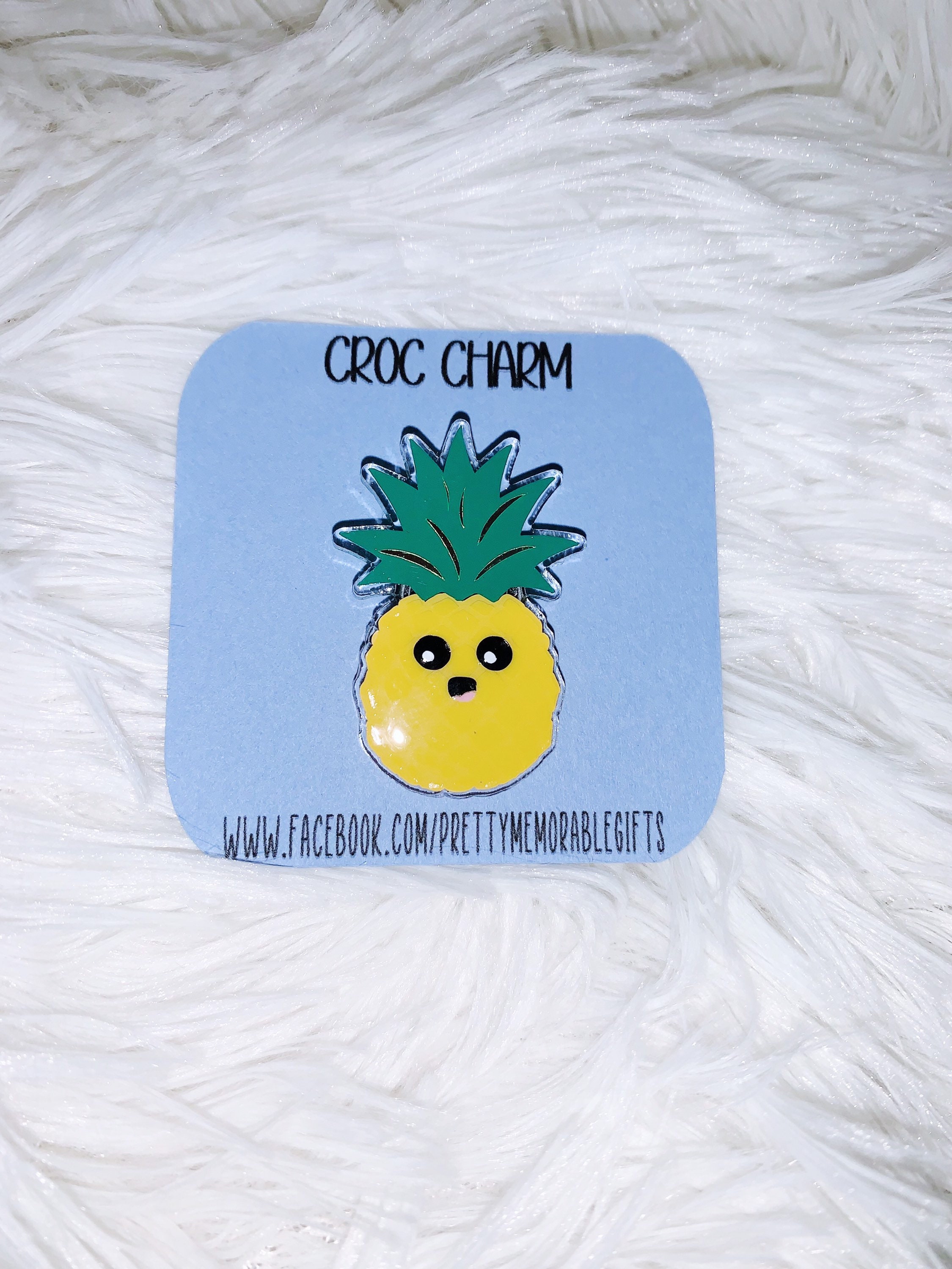 pineapple croc charm