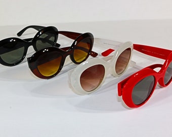 Baoblaze Retro Clout Goggles Kurt Cobain Sunglasses for Women Men
