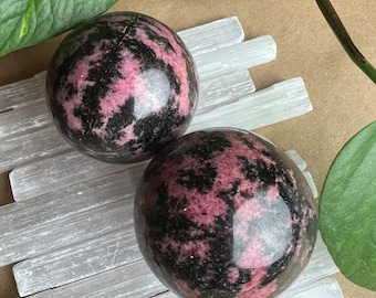 Rhodonite Sphere