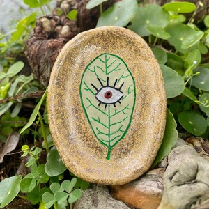 Small Leaf Eye Trinket Dish and Protection Bundle
