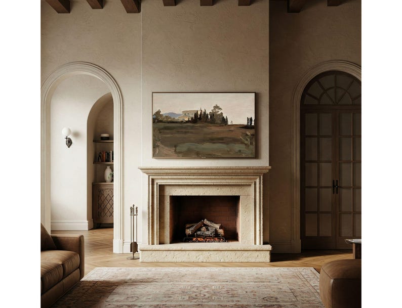 Samsung Frame TV Art | Vintage Italian Landscape Painting | DIGITAL DOWNLOAD | 87 image 6