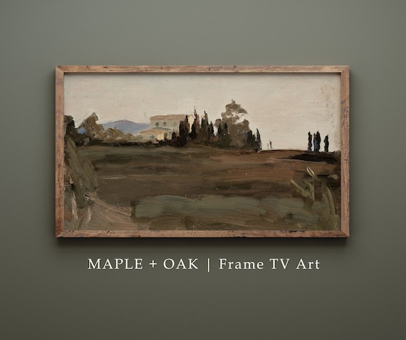 Samsung Frame TV Art | Vintage Italian Landscape Painting | DIGITAL DOWNLOAD | 87