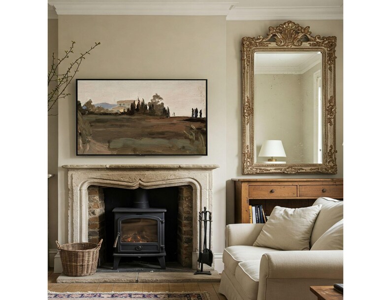 Samsung Frame TV Art | Vintage Italian Landscape Painting | DIGITAL DOWNLOAD | 87 image 7