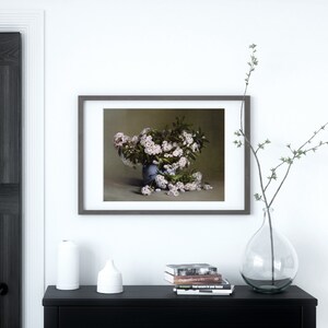 Mountain Laurels | Vintage Flower Still Life | Botanical Oil Painting | Printable Art | 69 image 5