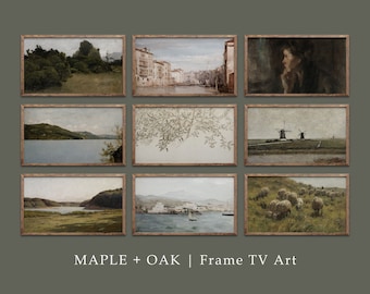 Samsung Frame TV Art | Vintage Eclectic European Set of 9 | DIGITAL DOWNLOAD | 959