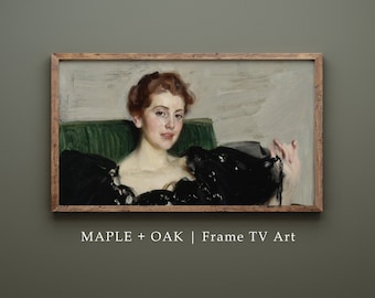 Samsung Frame TV Art | Vintage Portrait of a Fancy Woman | DIGITAL DOWNLOAD | 116