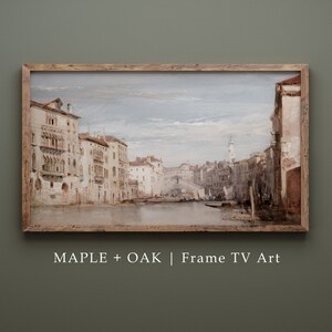 Samsung Frame TV Art | Vintage Venice Grand Canal Painting | DIGITAL DOWNLOAD | 186