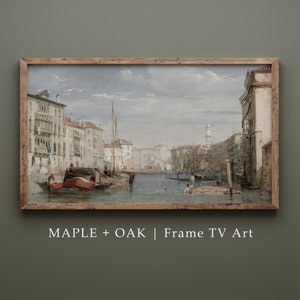 Samsung Frame TV Art | Vintage Venice Grand Canal Painting | DIGITAL DOWNLOAD | 229