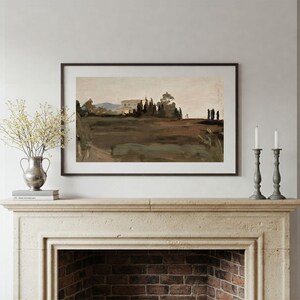 Samsung Frame TV Art | Vintage Italian Landscape Painting | DIGITAL DOWNLOAD | 87 image 3