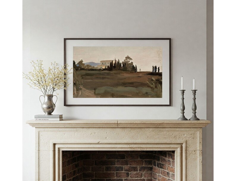 Samsung Frame TV Art | Vintage Italian Landscape Painting | DIGITAL DOWNLOAD | 87 image 3