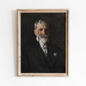 Man with Spectacles | Vintage Gentleman Portrait | Distinguished Portraiture | Digital Download | 628