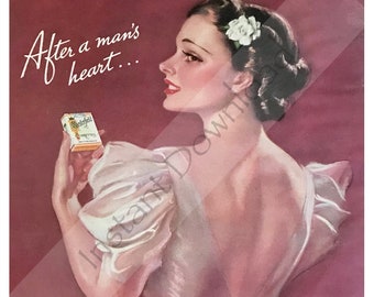 Vintage 1937 Chesterfield Cigarette Magazine Ad
