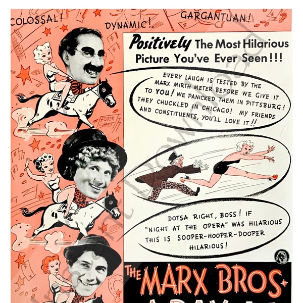 A Day At The Races Marx  Bros Digital Download