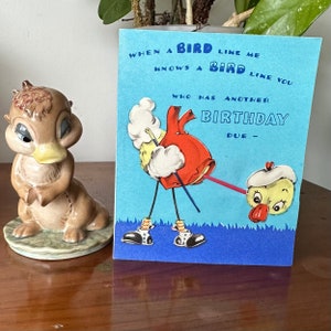 Cute Vintage 1940 Birthday Card with Envelope Instant Download