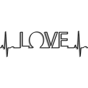 EKG Love Rhythm Strip Original Gráfico SVG, PNG & Jpeg Digital Descargar Licencia Gratis