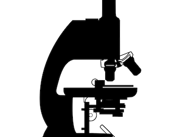 Microscope Graphic PNG,  SVG & JPEG Digital Download License Free