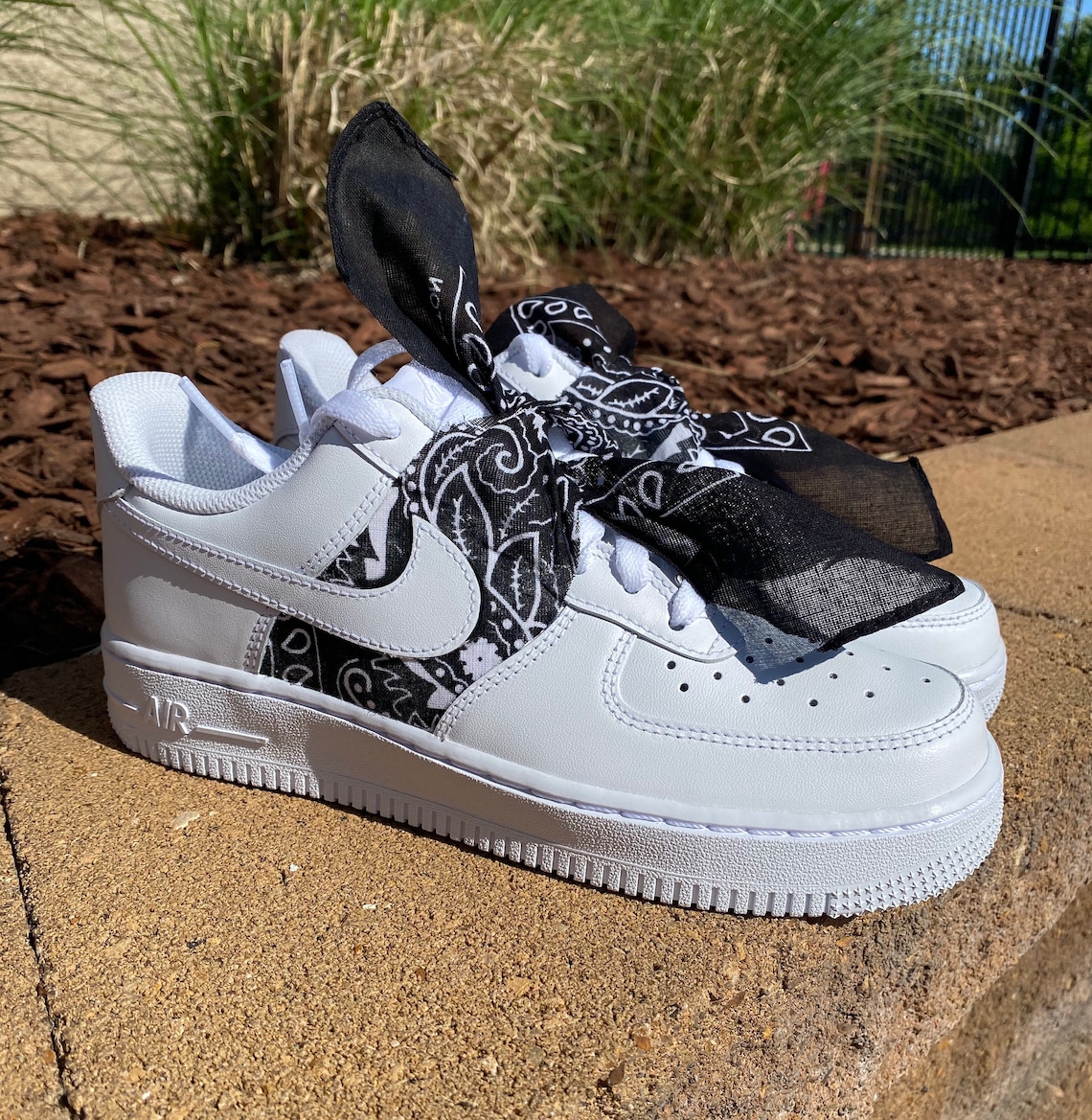 custom black air force 1 high top
