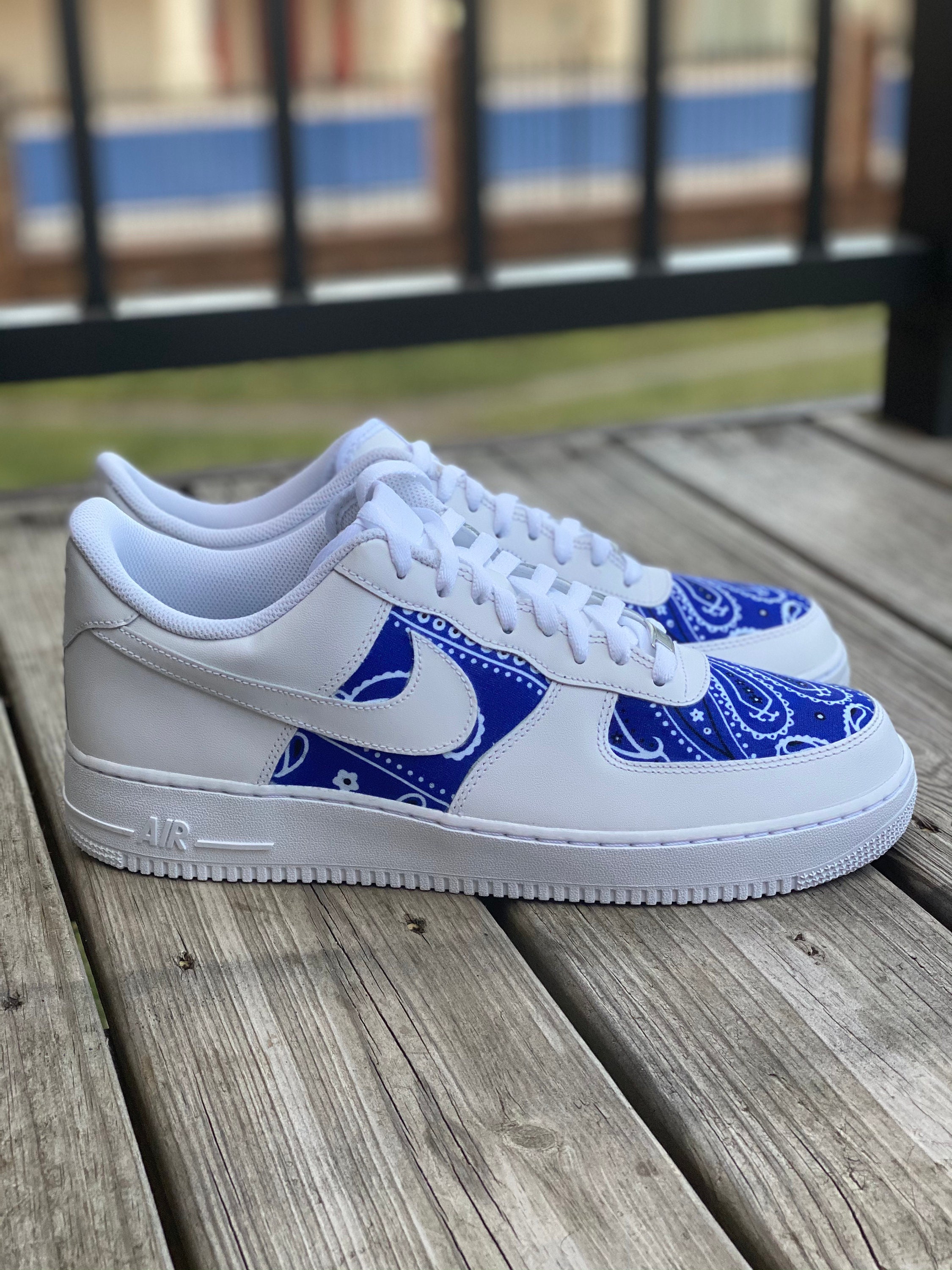 air force 1 bandana shoes