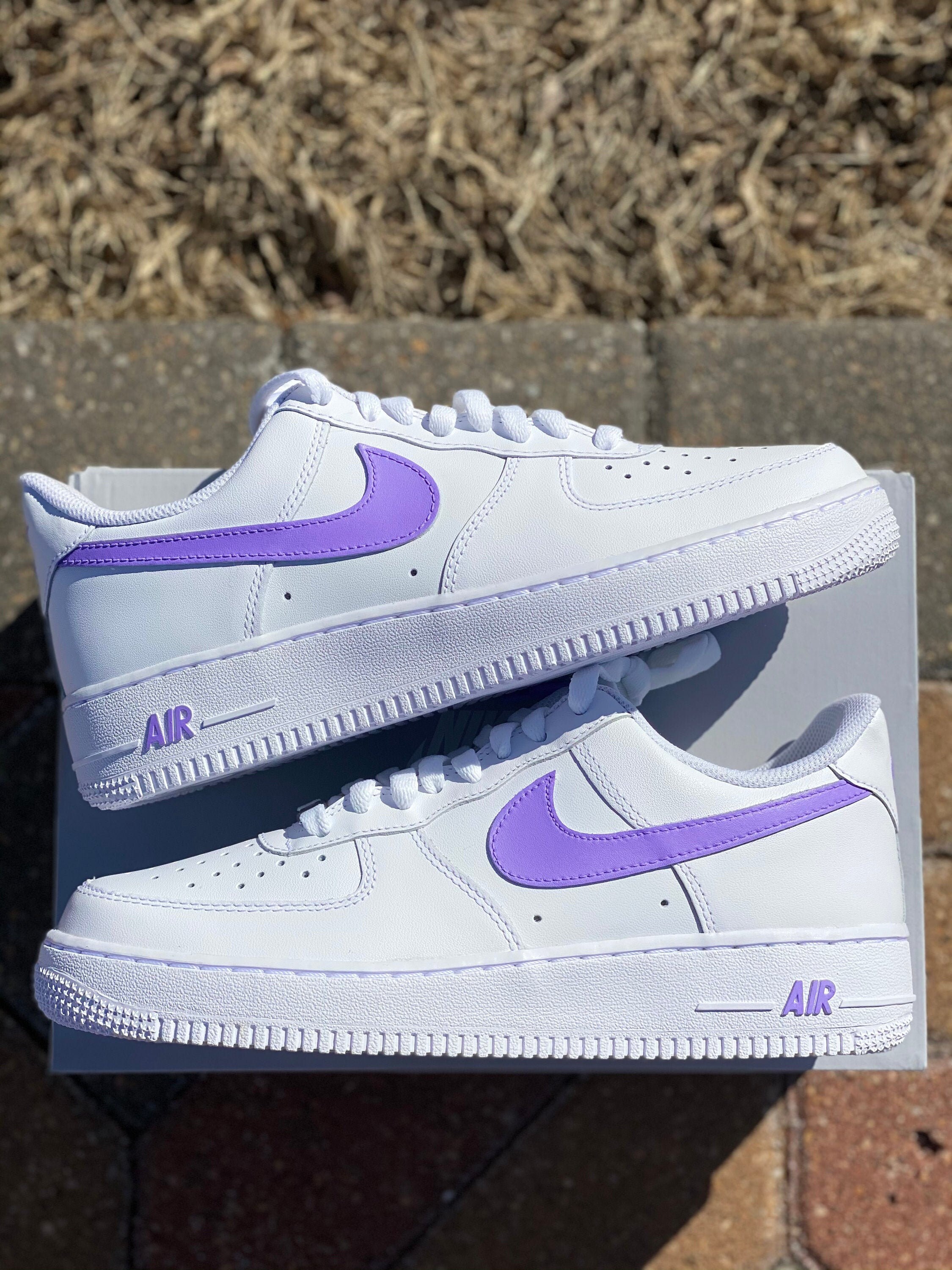 Custom Air Force 1 Lavender | Etsy