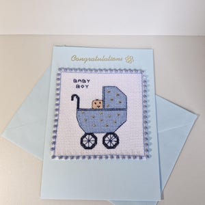 Voltooide kruissteek New Baby Boy