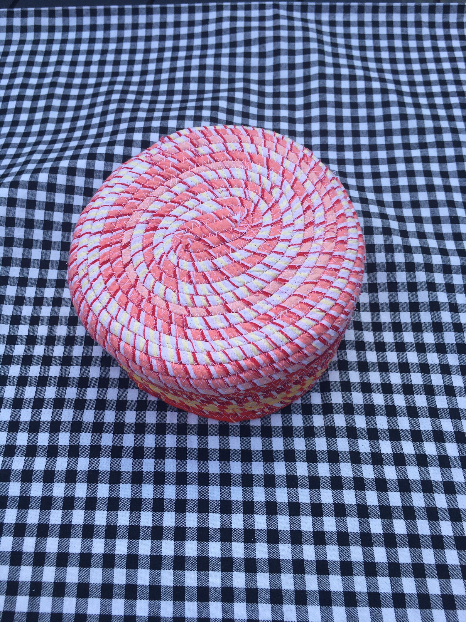 Rope Fabric Bowl Etsy