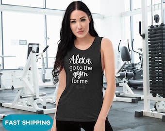 Alexa Gym Muskel Tank Top - Frauen Workout Bekleidung