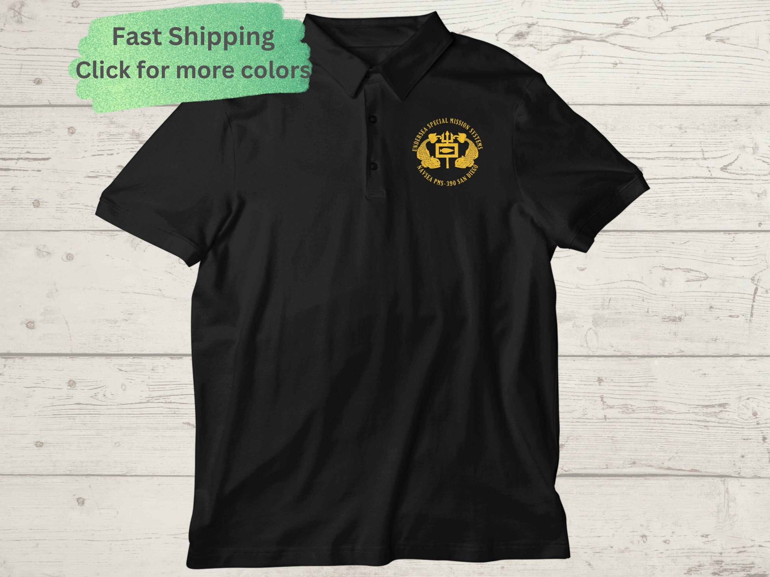 NAVSEA PMS390 San Diego Polo Shirt - Undersea Special Mission 