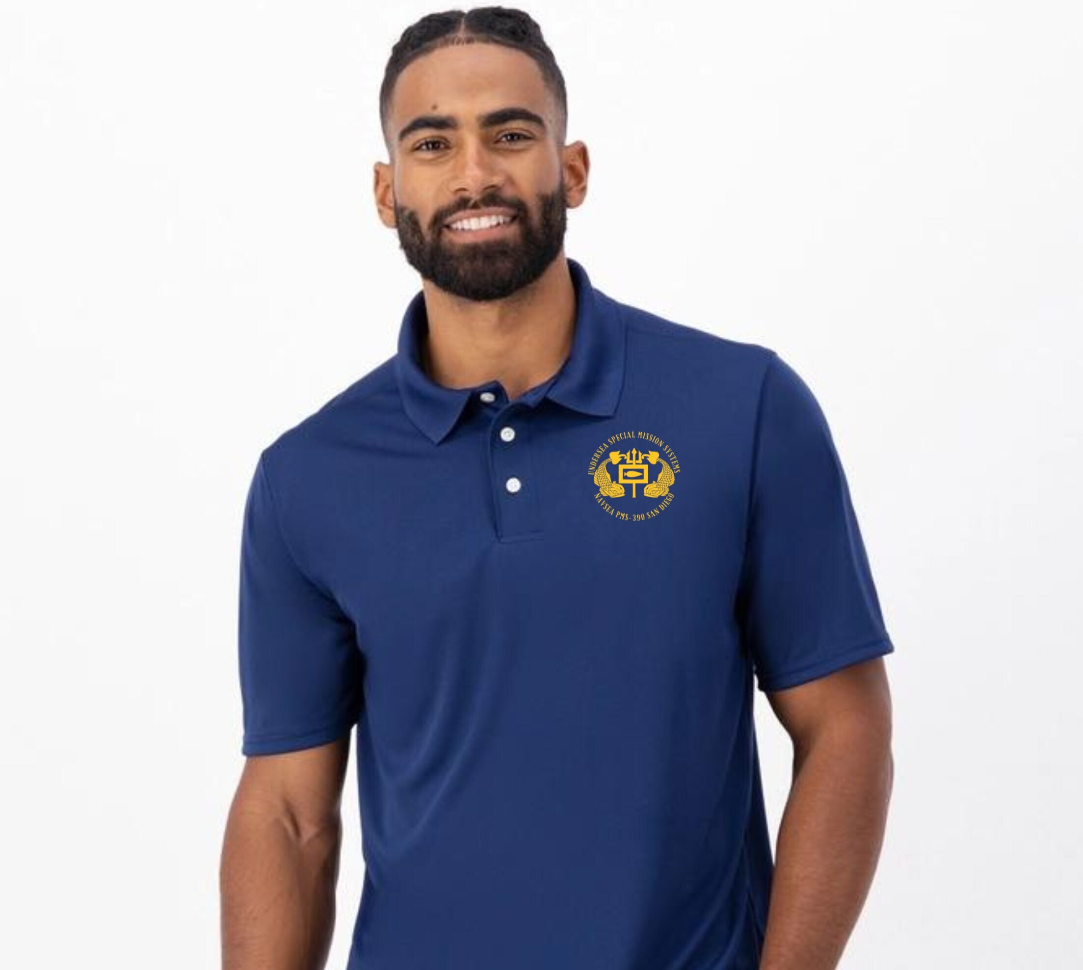 トップス sunsea 19SS SNM-BLUE-POLO SUNSEA/サンシー】19SS SNM Blue POLO/ナイスマテリアル
