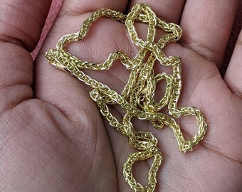 9ct Gold Necklace - Etsy