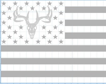 Deer flag svg