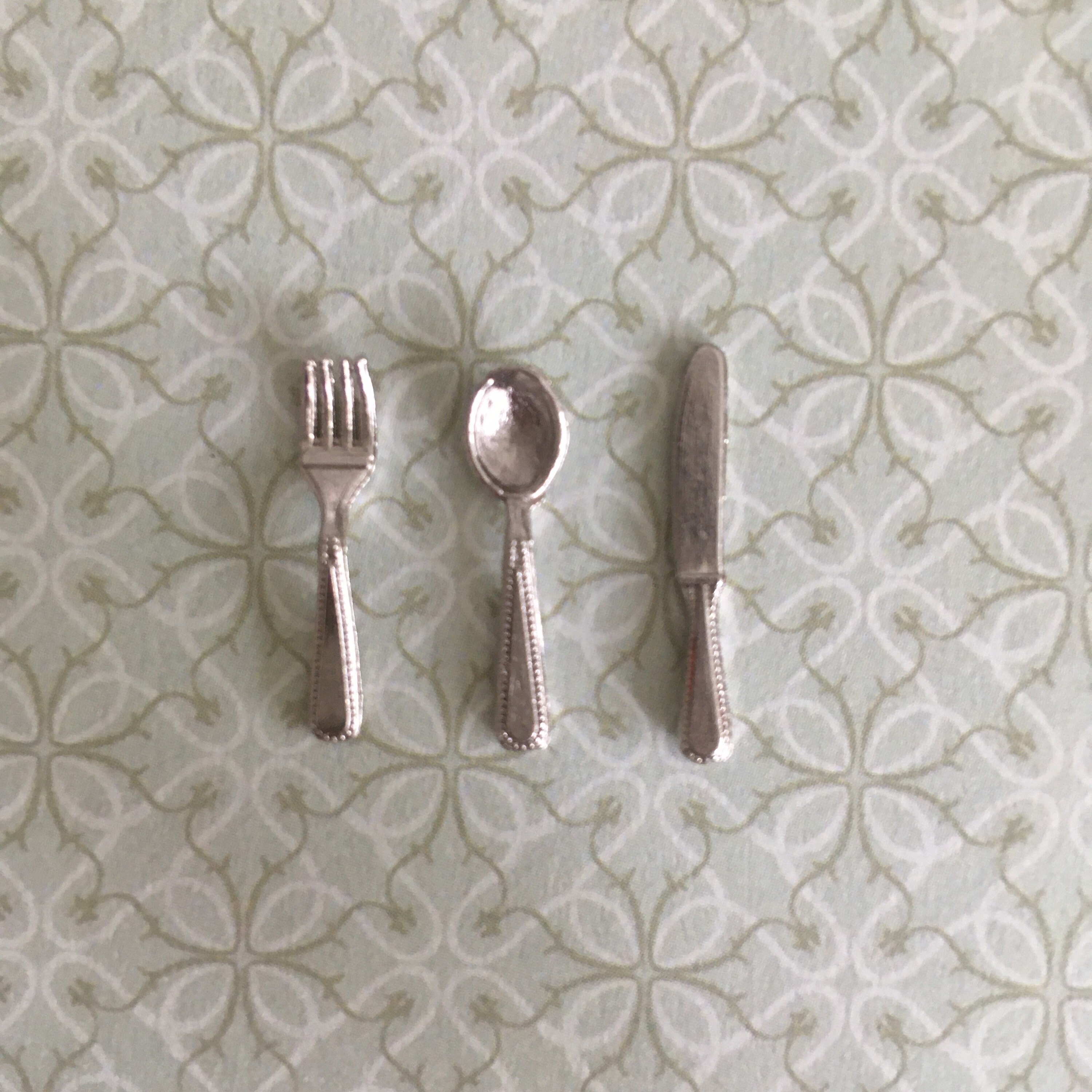 12th Scale Dolls House Miniature Cutlery Set. Etsy