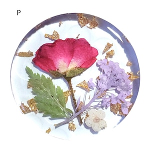 Porte-badge en résine pour carte d'identité. Ceinture, porte-clip de poche avec fleurs naturelles pressées. Rétractable. Fait main avec amour !