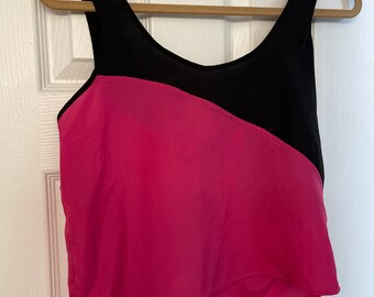 80s Heart And Bow Organic Crop Top