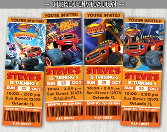 10 diy blaze monster machines party ideas that will help you come up with great ideas for your party. Edit Blaze And The Monster Machines Invitations - Blaze And The Monster Machines Invitations Etsy