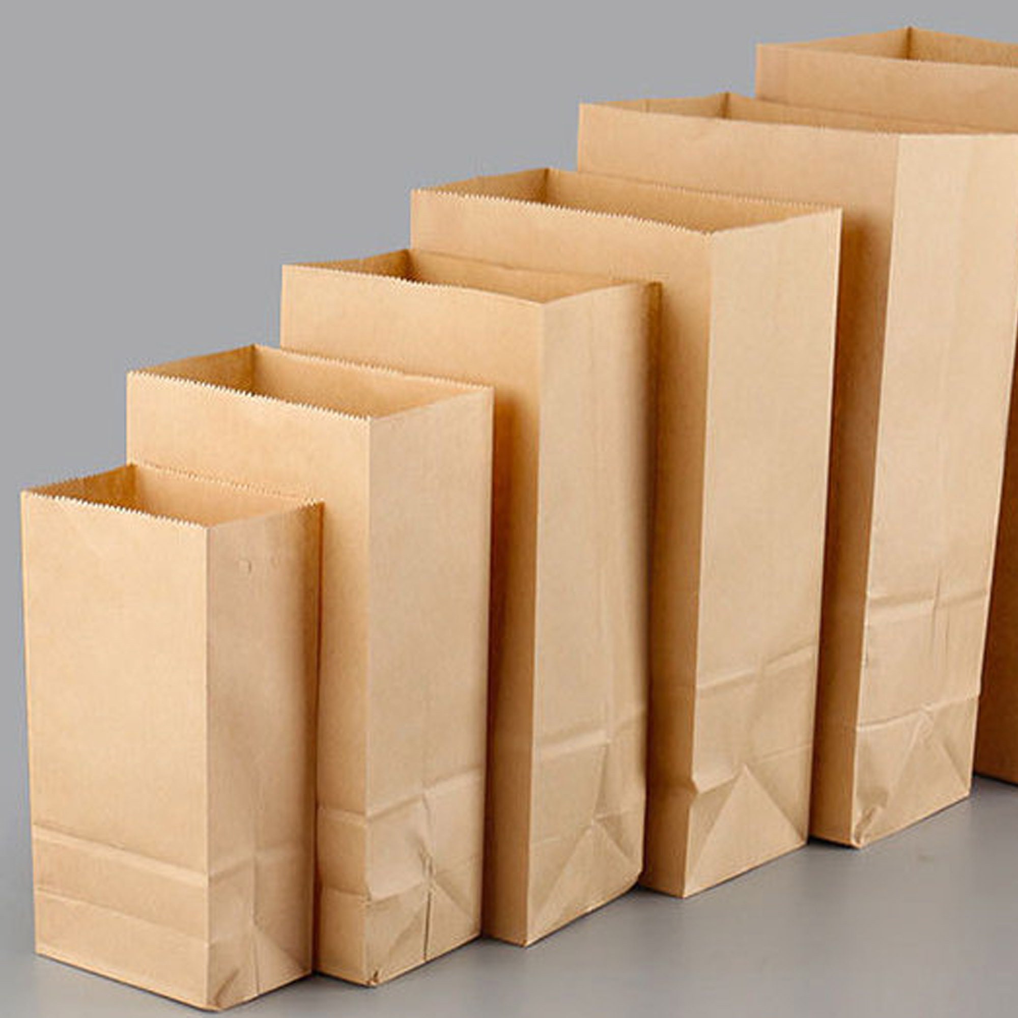 Recycled Brown Kraft Paper Bags Weddings Christmas Parties Etsy