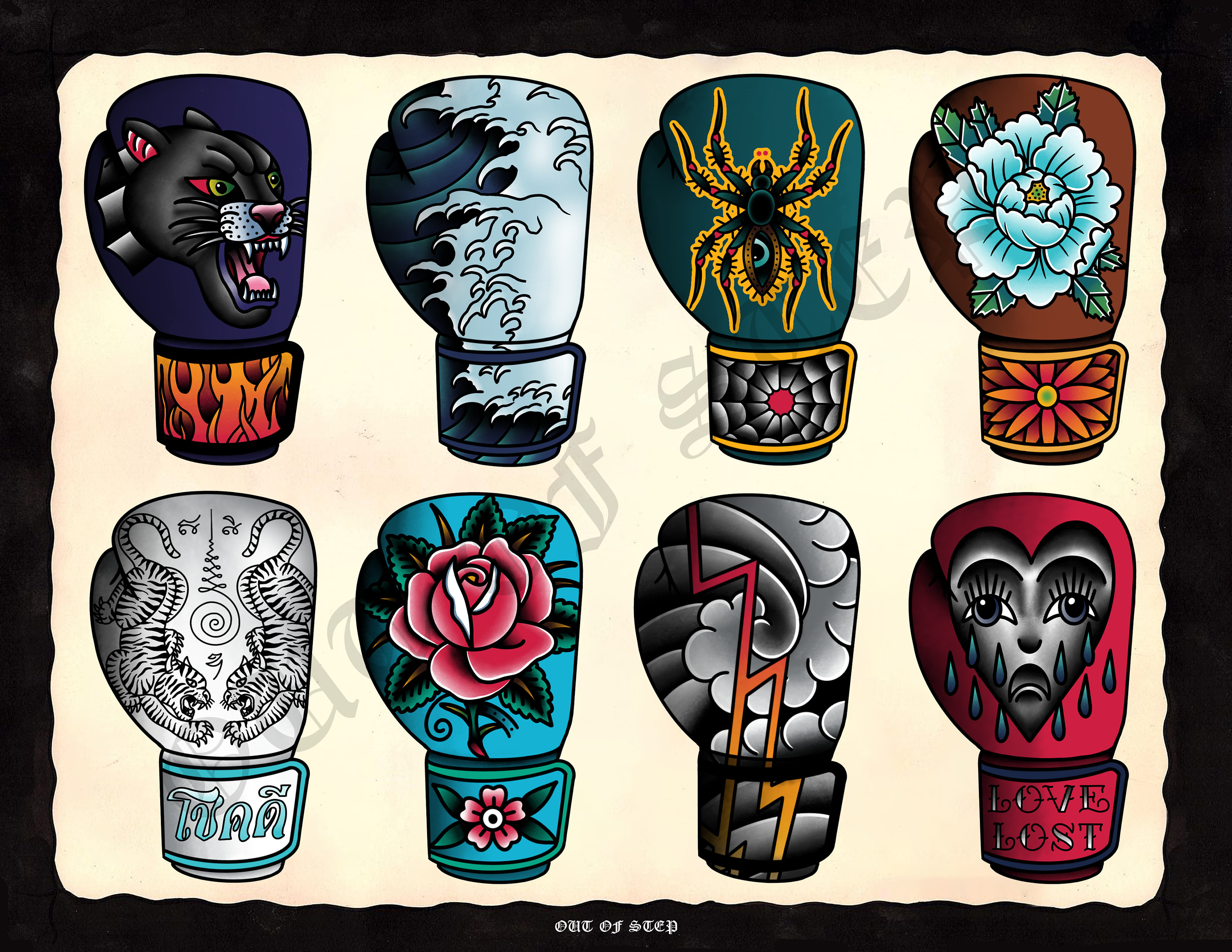 Update 77+ traditional boxing gloves tattoo best - in.coedo.com.vn