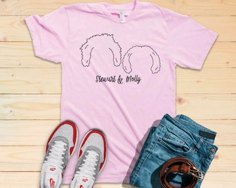 Camiseta de cuello redondo personalizada con nombre de Cobberdog australiano, Cobberdogs, Perros, Perro, Doodle, Labradoodle