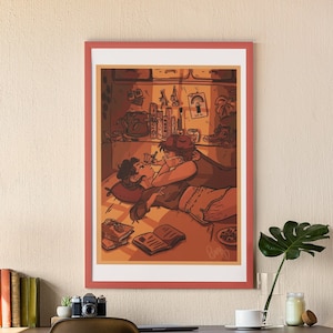 Platonic Lovers fine art print/ Poster
