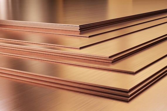 Copper Sheet Stock 14 Gauge Mill Finish, Metal Sheet, Metalworking, Metal  Strip 