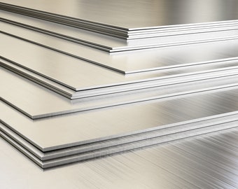 Aluminum Sheet Stock 16 Gauge Mill Finish, Handstamping Supplies, Metalworking, Metal Strip, Metal Sheet