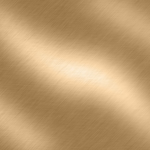 May include: A brushed gold metal surface with a diagonal pattern of light and shadow.