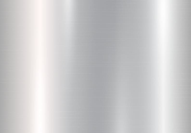 Op de afbeelding: Een geborstelde zilveren metalen achtergrond met een subtiele gradi&euml;nt.