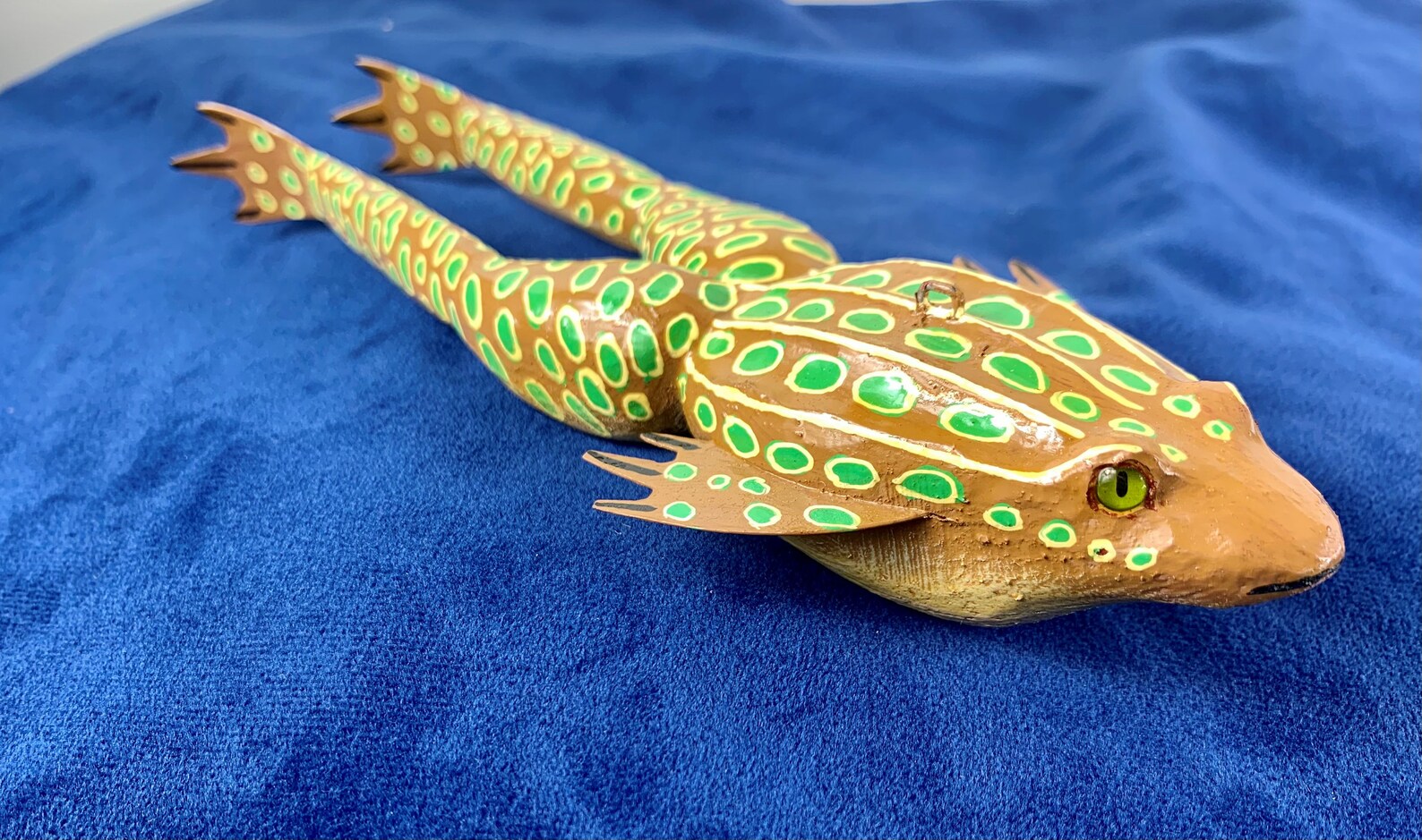 Vintage Fish Decoy / Swimming Frog / Duluth Fish decoy / SHIPS Etsy