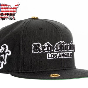 Red Monkey OG Flat Visor Classic Black RM1381 Limited Unisex Snapback Hat Cap