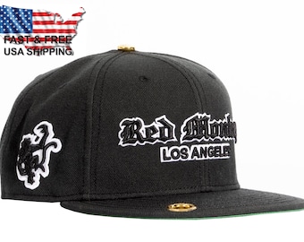 Red Monkey OG Flat Visor Classic Black RM1381 Limited Unisex Snapback Hat Cap
