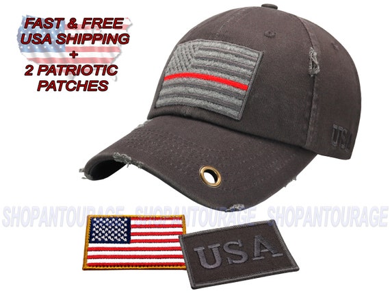 Antourage American Flag Hat for Men and Women Vintage Baseball