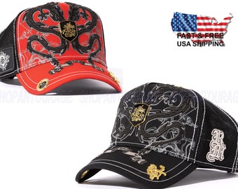 Rouge Singe Dragon Slayer - Casquette Trucker unisexe en édition limitée RM1486 | 2 couleurs